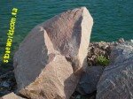 Валун, гранит, розовый